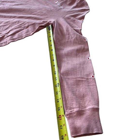 Champion Vintage Pink Long Sleeve Shirt Top Women's Medium 90's Y2K Athletic - Picture 7 of 8